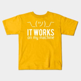 Geek T-shirt - It works on my machine Kids T-Shirt